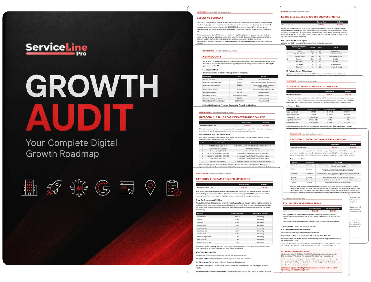 The Growth Audit: a written multi-page report with your complete digital growth roadmap